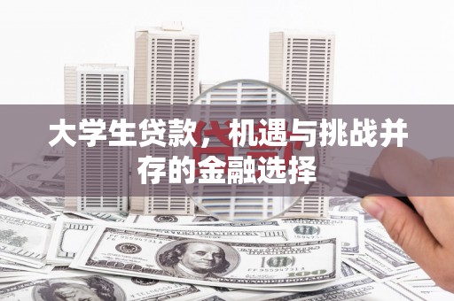 葵青大学生贷款，机遇与挑战并存的金融选择