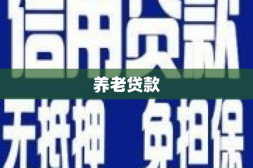 葵青养老贷款