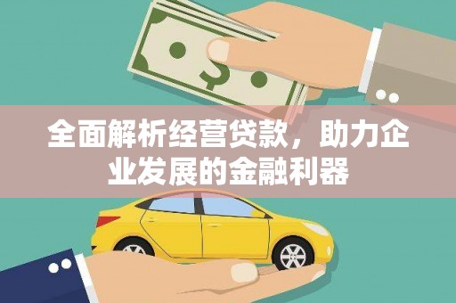 葵青全面解析经营贷款，助力企业发展的金融利器