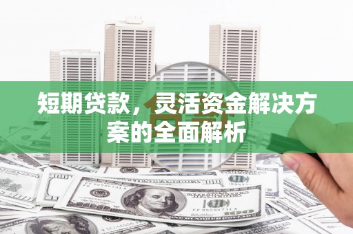 葵青短期贷款，灵活资金解决方案的全面解析