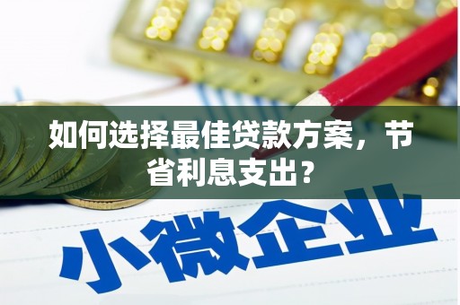 葵青如何选择最佳贷款方案，节省利息支出？