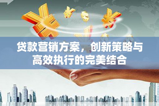 葵青贷款营销方案，创新策略与高效执行的完美结合