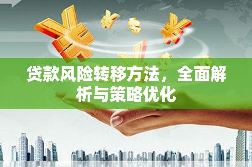 葵青贷款风险转移方法，全面解析与策略优化