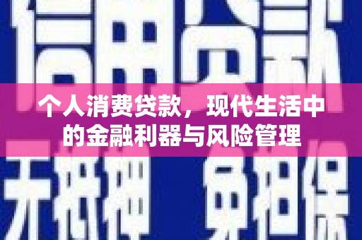 葵青个人消费贷款，现代生活中的金融利器与风险管理