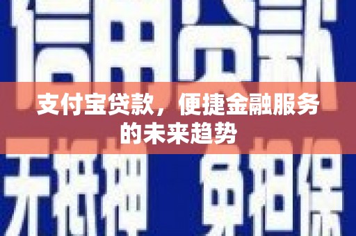 葵青支付宝贷款，便捷金融服务的未来趋势