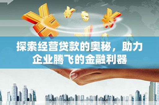 葵青探索经营贷款的奥秘，助力企业腾飞的金融利器