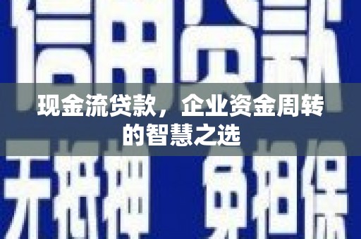 葵青现金流贷款，企业资金周转的智慧之选