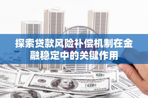 葵青探索贷款风险补偿机制在金融稳定中的关键作用