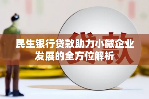 葵青民生银行贷款助力小微企业发展的全方位解析