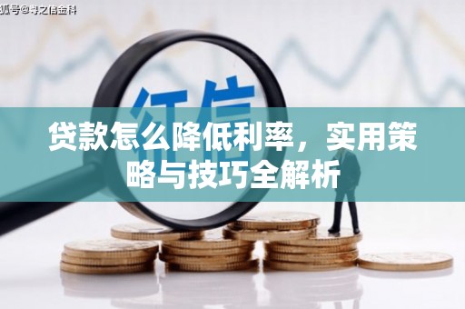 葵青贷款怎么降低利率，实用策略与技巧全解析