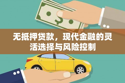 葵青无抵押贷款，现代金融的灵活选择与风险控制