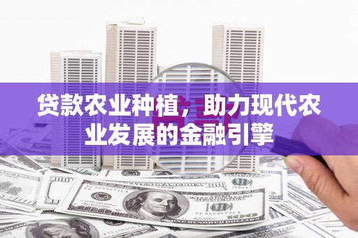 葵青贷款农业种植，助力现代农业发展的金融引擎