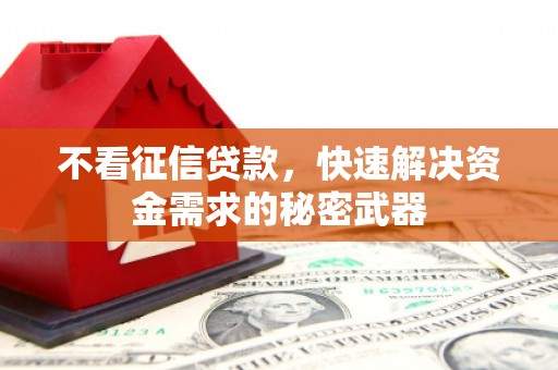 葵青不看征信贷款，快速解决资金需求的秘密武器