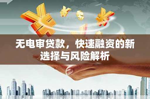 葵青无电审贷款，快速融资的新选择与风险解析