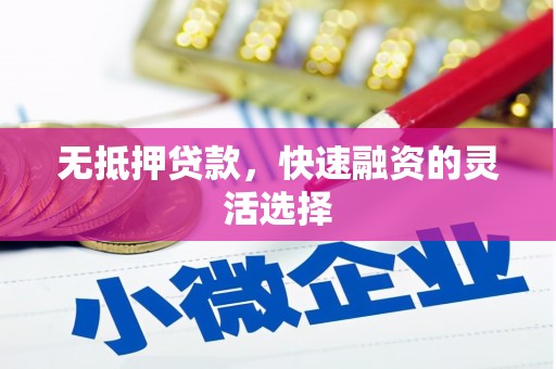 葵青无抵押贷款，快速融资的灵活选择