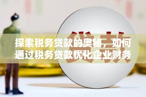 葵青探索税务贷款的奥秘，如何通过税务贷款优化企业财务