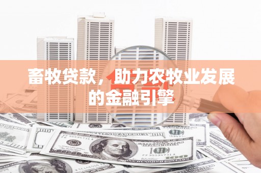 葵青畜牧贷款，助力农牧业发展的金融引擎