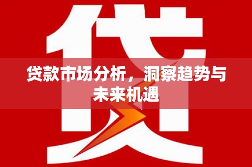 葵青贷款市场分析，洞察趋势与未来机遇