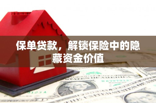 葵青保单贷款，解锁保险中的隐藏资金价值