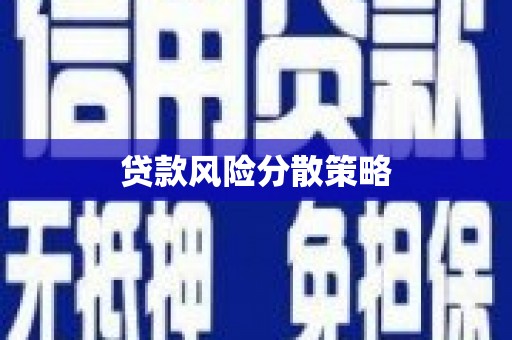 葵青贷款风险分散策略