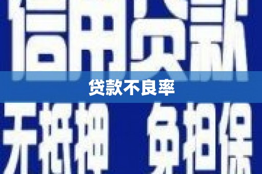 葵青贷款不良率