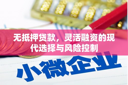 葵青无抵押贷款，灵活融资的现代选择与风险控制