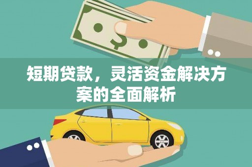 葵青短期贷款，灵活资金解决方案的全面解析