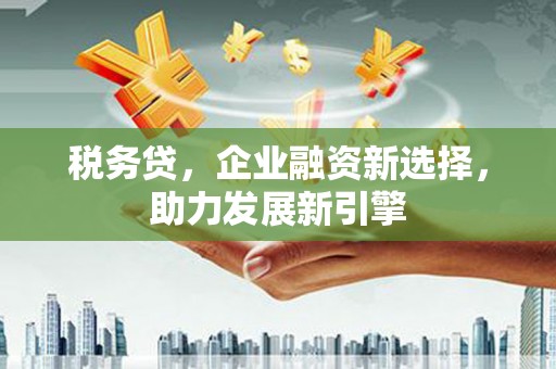 葵青税务贷，企业融资新选择，助力发展新引擎