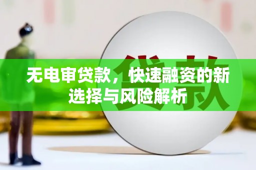 葵青无电审贷款，快速融资的新选择与风险解析