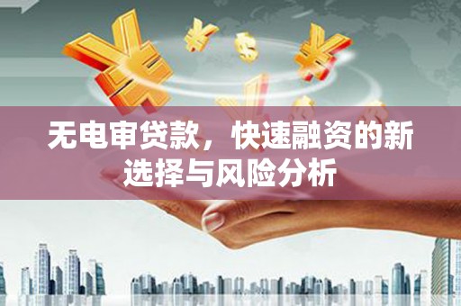 葵青无电审贷款，快速融资的新选择与风险分析