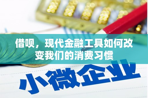 葵青借呗，现代金融工具如何改变我们的消费习惯