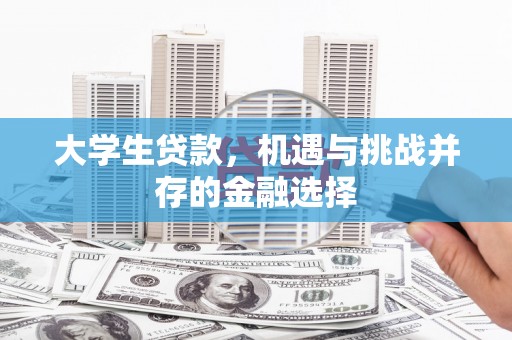 葵青大学生贷款，机遇与挑战并存的金融选择