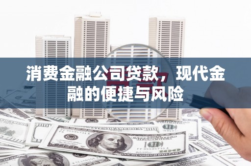 葵青消费金融公司贷款，现代金融的便捷与风险