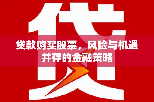 葵青贷款购买股票，风险与机遇并存的金融策略