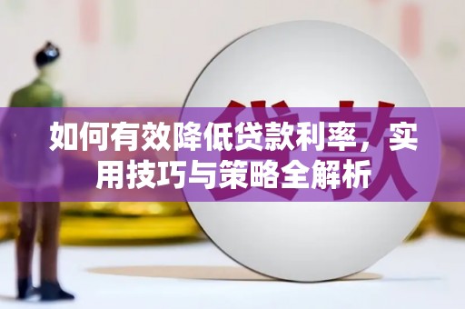 葵青如何有效降低贷款利率，实用技巧与策略全解析