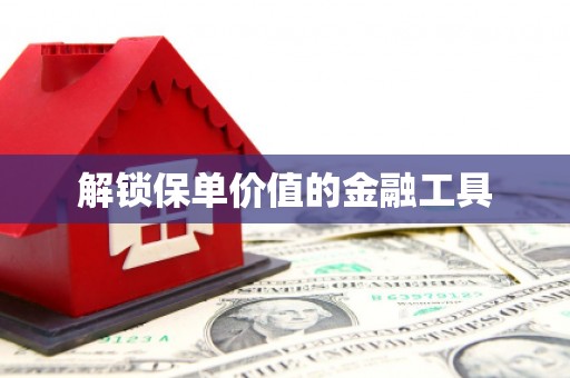 葵青解锁保单价值的金融工具