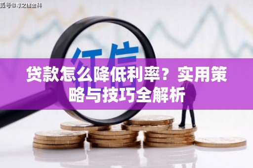 葵青贷款怎么降低利率？实用策略与技巧全解析